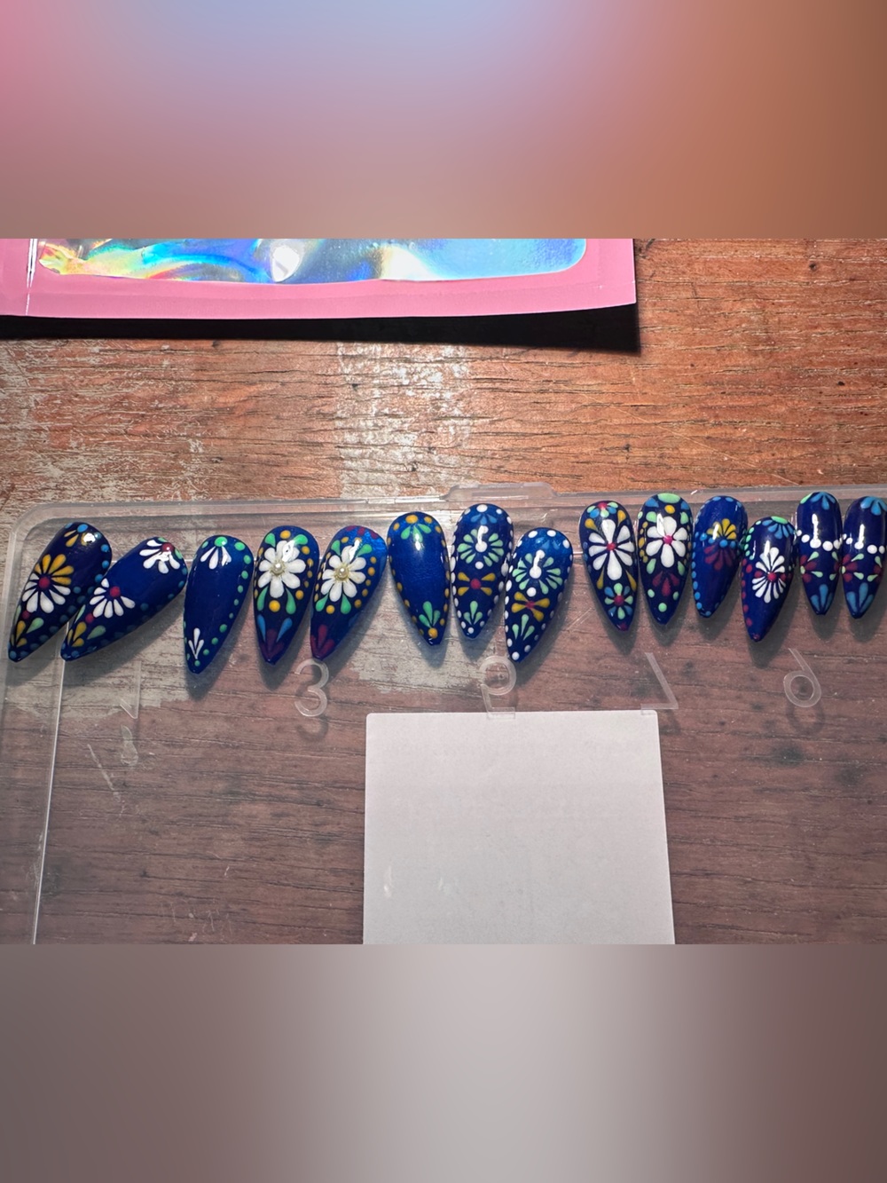 PRESS ON NAILS (Handcrafted) Hand Painted